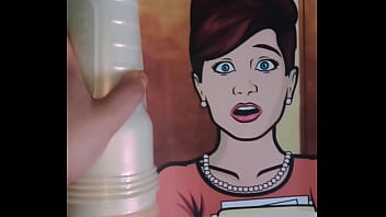 Premature ejaculation with Cheryl Tunt: playing with fleshlight and shooting my load in one minute