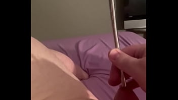 Sounding my little dick