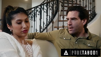 PURE TABOO Cunning Delivery Guy Becomes Petite Penelope Woods's Stepfather For Her Virginity