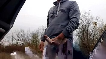 Str8 Croatian Hunk Niko Gets Nude Outside His Car And Cums