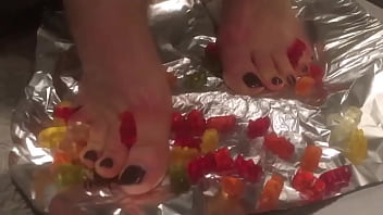 Gummibärchen Crushing