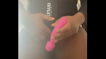 Waist trainer and vibrator play