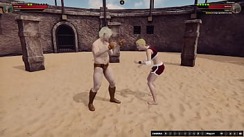 Johnny Walker Black VS Eleonore (Naked Fighter 3D)