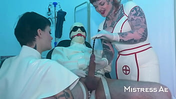Latex Medical Procedure: Bound, Urethral Play, and Drained