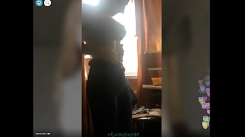 Ebony with 50 DD tits on Periscope  