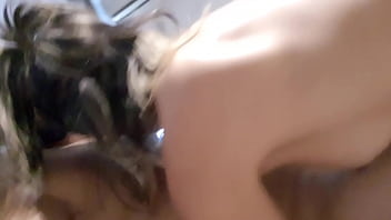 thumb little slut cum  ming with her friend's dil ri friend's dil riend's dildo and l