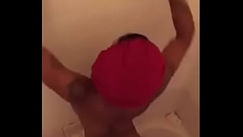 ass bathroom shaking