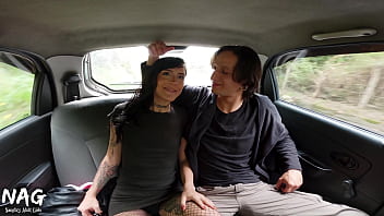 Fucked in the car, we almost got caught by the police (REAL) - Alina Svetlana ft Leyton Big
