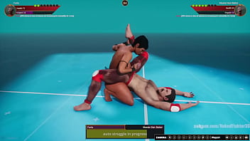 Furia VS Master Ken Baiter (Naked Fighter 3D)