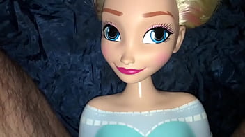 thumb elsa styling he  ad doll  