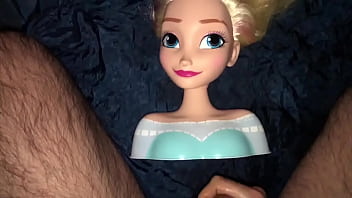 thumb elsa styling he  ad doll  