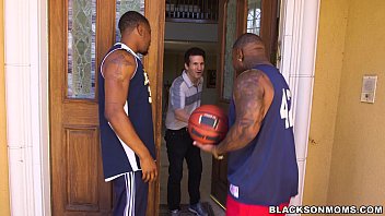 thumb horny milf take  s on 2 basketball studs on bl all studs on bla ll studs on bla