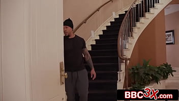 Rough Black Gang Triple-Team and Ass-Fuck Dumb Stripper Slut