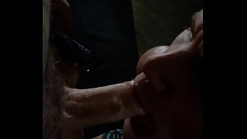 Sucking cock15 - Sucking off a tradesman by the front door at my place