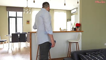 Hot Wife chatted sweetly with her husband and dirty Licked the Ass of a hotel guest, Cheating on her Hubby behind his back!