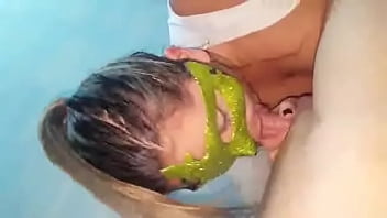 La mama con antifas asta correrse