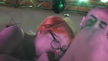 redhead pornstar fuck in public