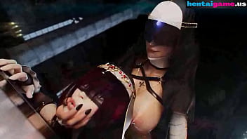 4K 3D porn futanari nun ass fucks new iniatiate and overfills her with cum - Cartoon Porn Videos