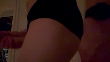 Removing the panties after a long day