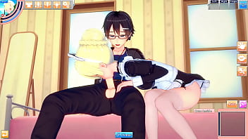 Sheffield Hentai, Maid From Azur Lane, Tends To Her Master's Needs