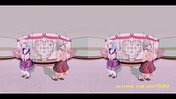 VR180 mmd Noelamy Dance 3d hololive Hentai