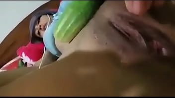 Jilbab colmek pakai timun