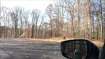 JO Feet While Nude At CarPark Lot Dec 2019