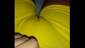 mulatto girlfriend touching her little finger