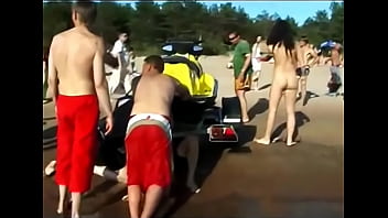 naturistcams.com Young nudist girl strips naked on a public ... 