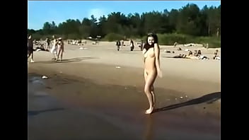 naturistcams.com Young nudist girl strips naked on a public ... 
