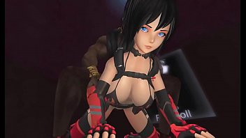 Second Life - Falara gets humiliated in a rough interracial fuck