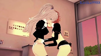 thumb shizuma hanazon  o and nagisa aoi intense lesb oi intense lesbi i intense lesbi
