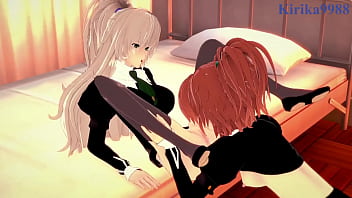 thumb shizuma hanazon  o and nagisa aoi intense lesb oi intense lesbi i intense lesbi