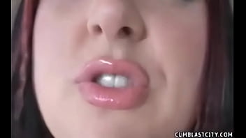 thumb big sized girl  gets cumblasted   