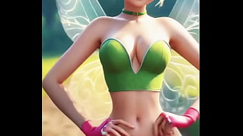 Tinker Bell's secret look... AI-generated