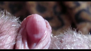 thumb big clit orgasm  closeup  