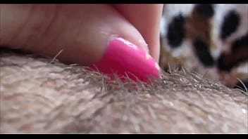 thumb big clit orgasm  closeup  