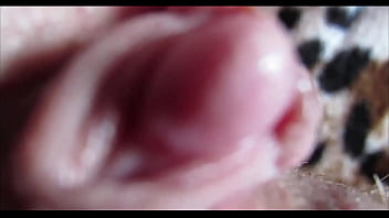 thumb big clit orgasm  closeup  