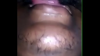 Guy licking girlfrien'ds pussy mercilessly while  she moans.