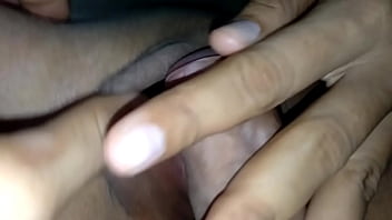 Lick the female teacher's pussy so she can get her clit wet.