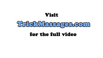 Ebony teen pussy ravaged by masseur
