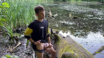 Naughty Teen Boy Jerking off in Public Park , I was almost ...