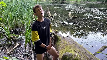 Naughty Teen Boy Jerking off in Public Park , I was almost ...