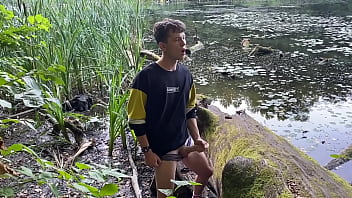 Naughty Teen Boy Jerking off in Public Park , I was almost ...