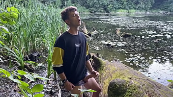 Naughty Teen Boy Jerking off in Public Park , I was almost ...