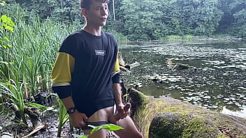 Naughty Teen Boy Jerking off in Public Park , I was almost ...