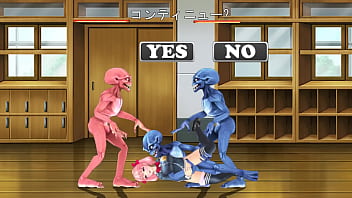 Fighting Girl Sakura R: Gets Clapped by Some Aliens