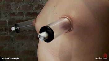 Slave has puffy nipples tormented