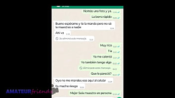Aunt-in-law sends photo by mistake and ends up in hot chat