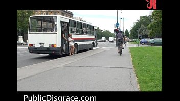 Video Hot Public Scene on the Bus